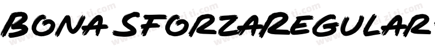 Bona SforzaRegular字体转换